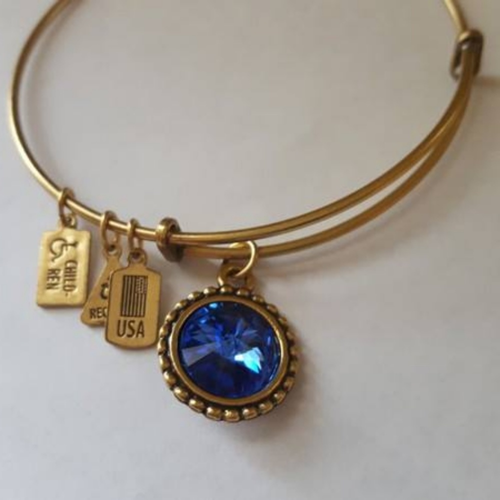 Swarovski Crystal September Birthstone Bangle